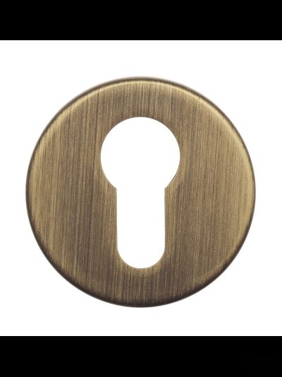 Накладка под цилиндр на круглом основании Fratelli Cattini CYL 7-BY матовая бронза 2 шт.