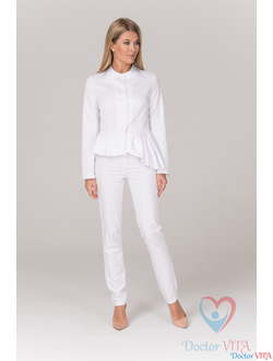 Жакет медицинский Dr.Super "Nikole" белый