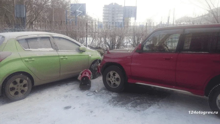 Отогрев Mazda Demio в Красноярске, ул.Ладо Кецховели Октябрьский район