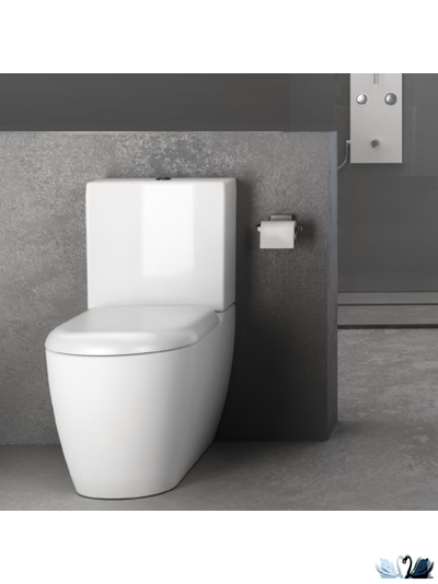 Унитаз Creavit Grande GR360-11CB00E-0000, в комплекте с бачком GR410.000, напольный приставной