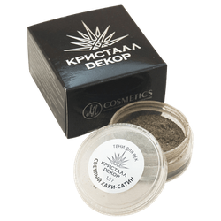 Тени для век "Светлый хаки-сатин", Кристалл Декор