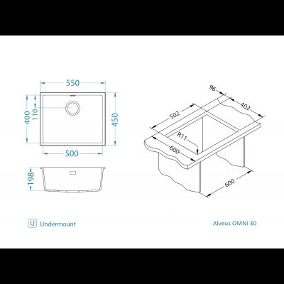 Мойка Alveus Omni 30