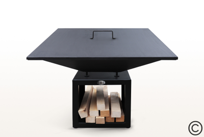 Очаг SG с вентиляционными отверстиями и решёткой для приготовления