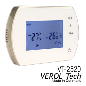 Комнатный термостат Verol VT-2520 WLS программатор котла