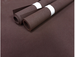 Фоамиран Иран 60х70 см 1мм цвет № 191 темно коричневый