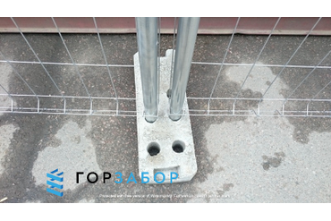 Ограждение стройки сетчатым забором