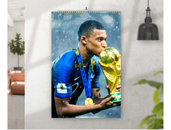 Календарь перекидной Kylian Mbappe Lottin, Килиан Мбаппе Лоттен №13