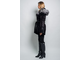 Шуба женская  куртка парка Лилия натуральный мех морской котик, с капюшоном. зимняя, черная арт. ц-015