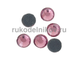термостразы плоская спинка ss10 (3 мм), цвет-розовато-лиловый, материал-стекло, 1 гр/уп
