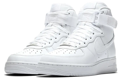 Air force 1 triple white high on sale