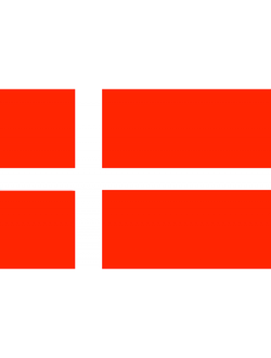 Флаг Дании гостевой Adria Bandiere BD002 30x45 см