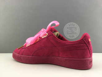 Puma Suede Heart Reset Розовые (36-40)Арт. 300F-A