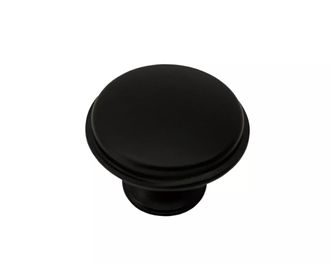 Ручка-кнопка RK-168, диаметр 27 мм, черный