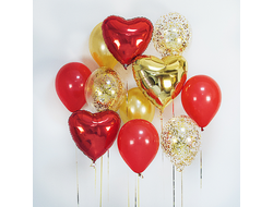 Набор из Шаров "Золотая Любовь"