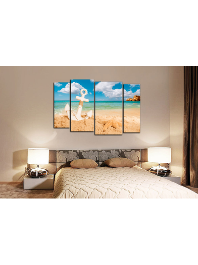 Модульная картина "Голубая лагуна"