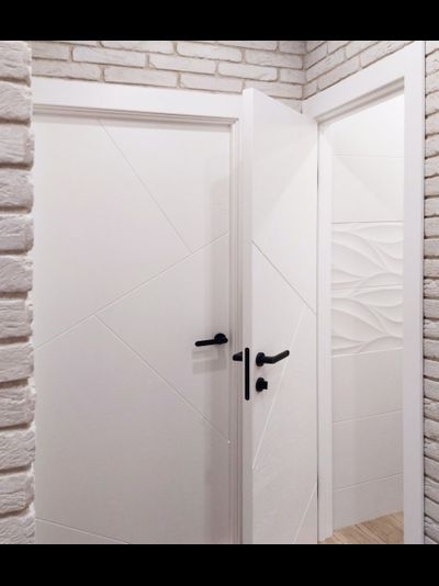 PORTE RICHI (Беларусь). ЛОГИКА, ЛШ33, НАТУРАЛЬНЫЙ ШПОН ЯСЕНЯ + ЭМАЛЬ. ПОЛОТНО ГЛУХОЕ.