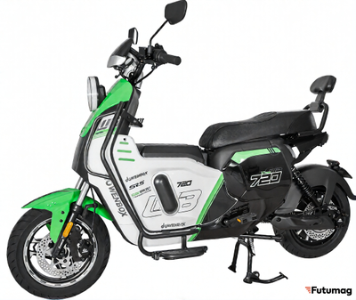 Электроскутер WENBOX U7 1500W (60V/30Ah) Зеленый