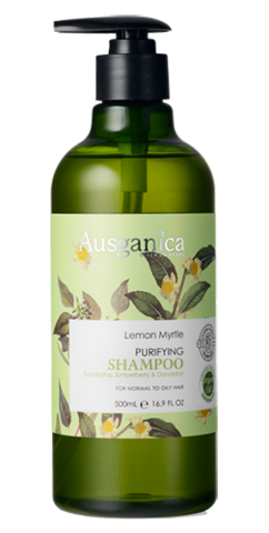 Ausganica Очищающий шампунь для жирных волос "Лимонный Мирт"