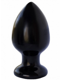 420900 ПЛАГ-МАССАЖЕР ДЛЯ ПРОСТАТЫ BLACK MAGNUM 9 В ЛАМИНАТЕ L 130 мм, D 65 мм, цвет чёрный