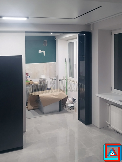 Перегородка-книжка из 4-х створок сложение в одну сторону