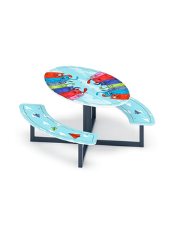 Столик детский круглый (Коты) - МФ 31.01.01-02