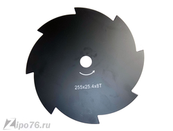 Нож для триммера бензиновый металлический 8 зубов