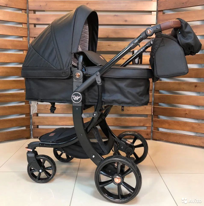 Детская коляска 2 в 1 Darex Черный