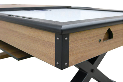 Аэрохоккей «Superior» 7 ф со столешницей (мореный дуб)