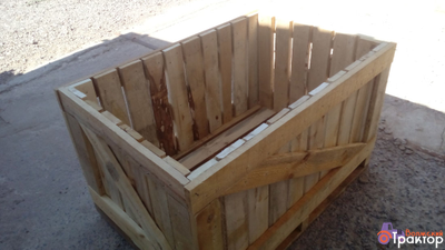 Деревянный контейнер 1200х1200х900