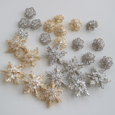 ЭКСКЛЮЗИВНЫЕ ПУГОВИЦЫ МЕТАЛЛИЧЕСКИЕ С ЦИРКОНАМИ, 15 мм. 30 шт. Р-000147. Цвет: золотистый