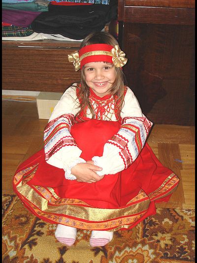Русский народный костюм для девочки