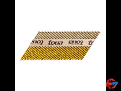 Реечные гвозди по дереву винтовые гальванизированные Toua D34 90 мм