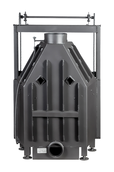 Каминная топка Альфа 800 КВ с контргрузом, Экокамин (Россия)