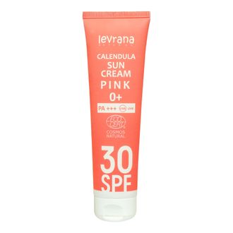 Крем для лица и тела солнцезащитный "Календула" Pink SPF30 , 100мл (Levrana)