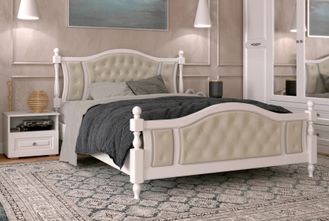 Кровать Жасмин (Браво мебель) (Размер и цвет - на выбор)