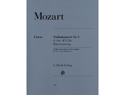 Mozart Violin Concerto no. 3 G major K. 216