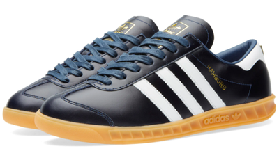 Adidas Hamburg (Черные полностью кожа)