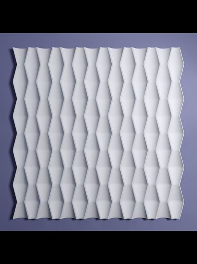 Стеновая панель Bello Deco СП17, 3D, дюрополимер, влагостойкая, под покраску, 50х50х1,5 см