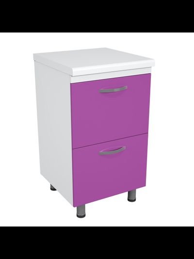 Тумба металлическая с ящиками на опорах ТМЯ-2.0