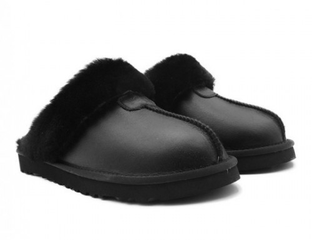 Тапочки UGG MENS - UGG MENS SLIPPERS SCUFETTE METALLIC BLACK