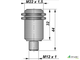 Индуктивный взрывозащищенный датчик SNI 21-7-D-P12 резьба М22х1,5