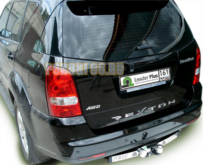 Фаркоп с нержавеющей пластиной Лидер-Плюс для SsangYong Rexton/SsangYong Kyron 2005-2015