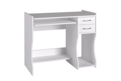 Стол компьютерный С-203 Белый структурный
