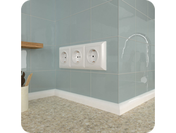 Акриловый плинтус бордюр на столешницу BNV ПШ24 2