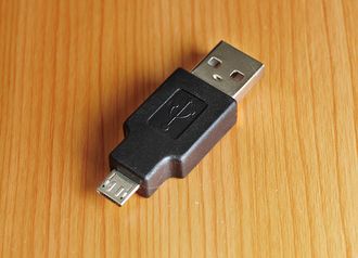 Переходник USB штекер -  micro USB штекер (2  шт.)