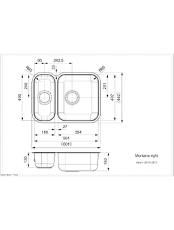 Мойка Reginox Montana U Right OKG lux