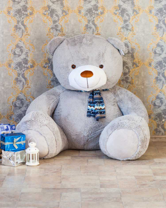 Плюшевый мишка Барт 220 серый