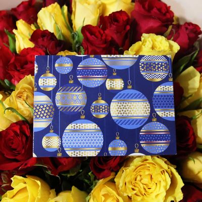 Букетная открытка