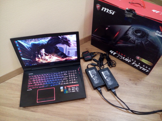 MSI GT73VR 7RE-471RU TITAN SLI 4K ( 17.3 IPS i7-7820HK ДВЕ GTX1070(16Gb) 32Gb 1Tb + 512SSD )