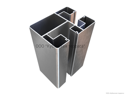 Столб заборный прямой Polivan Group JIMBARAN 75х101 мм